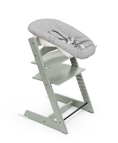 Bild på Stokke Tripp Trapp Stol och Babyset inkl Newborn Set (Glacier Green)