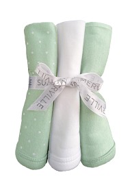 Bild på Summerville Snuttefilt 3-pack Eko (Soft Mint Dotty)