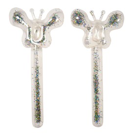 Bild på Sunnylife Uppblåsbart Trollspö Fjäril 2-pack (Cotton Candy Glitter)