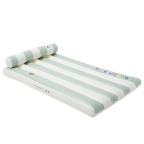 Bild på Sunnylife Luxe Luftmadrass Lilo (Green Stripe)