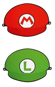 Bild på Super Mario Partyhattar 8 st