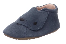 Superfit Papageno Scarpe Primi Passi Per Bambini E Ragazzi – Pelle Scamosciata Morbida, Flessibili, Con Faccina Di Cane, Larghezza WMS