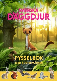 Bild på Svenska Däggdjur Pysselbok med Klistermärken