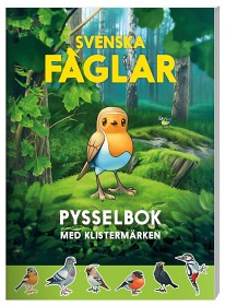 Bild på Svenska fåglar pysselbok med klistermärken