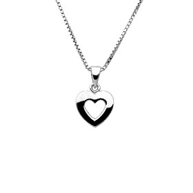 Bild på Sweethearts Barnhalsband i silver (Hjärta)