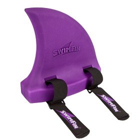 Bild på Swimfin Simdyna i form av en hajfena (Lila)