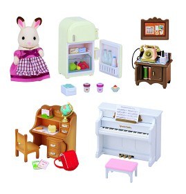 Bild på Sylvanian Families - Mysiga stugan Möbelstartset