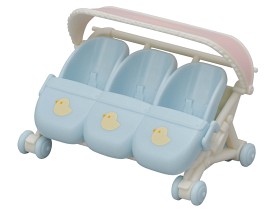 Bild på Sylvanian Families 5533 Trillingsvagn