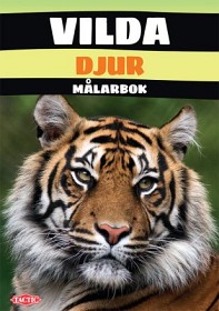 Bild på Tactic Målarbok Vilda djur