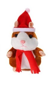 Bild på Talande Julhamster (Brun)