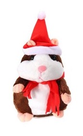 Bild på Talande Julhamster (Mörkbrun)