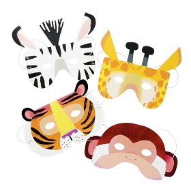 Bild på Talking Tables Djurmasker 8-pack