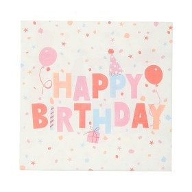 Bild på Talking Tables Rose Birthday Servetter 20 st