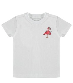 Bild på Tao & Friends Flamingon T-shirt (Vit)