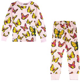 Bild på Tao & Friends Fjärilen Tvådelad Pyjamas (Pink) (92/98)