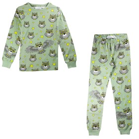 Bild på Tao & Friends Ugglan Tvådelad Pyjamas (Light Green)