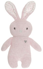 Bild på Teddykompaniet Cozy knits Kanin (Rosa)