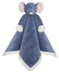 Bild på Teddykompaniet Diinglisar Snuttefilt Elefant (Denimblå)