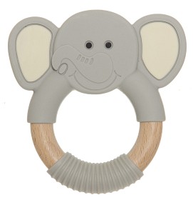 Bild på Teddykompaniet Diinglisar Wild Silikon Bitring (Elefant)