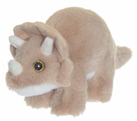 Bild på Teddykompaniet Dino Triceratops 25 cm (Aprikos)