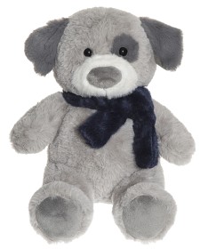 Bild på Teddykompaniet Elvis Hund 35 cm (Grå)