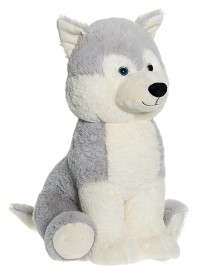 Bild på Teddykompaniet Husky sittande 50 cm