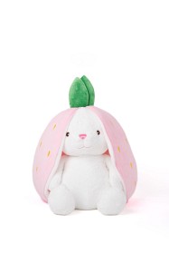 Bild på Teddykompaniet Kanin i jordgubbe 50 cm