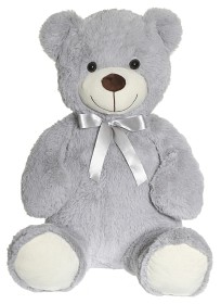 Bild på Teddykompaniet Nalle Kim 80 cm (Grå)