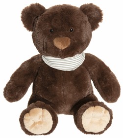 Bild på Teddykompaniet Malte 27 cm (Mörkbrun)