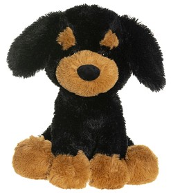 Bild på Teddykompaniet Sittande hund (Svart)