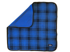 Bild på The Buppa Brand Filt Warm & Cozy (Blue Checked)