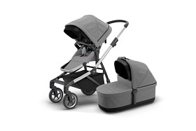 Bild på Thule Sleek Duovagn (Grey Melange)