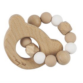 Bild på Tiny Tot Nordic Love Bitring Björn (Beige)