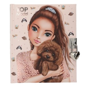 Bild på TOPModel Dagbok med hjärtlås (Doggy)