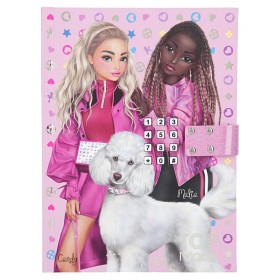 Bild på TOPModel Dagbok med kod & musik (Bling Bling)