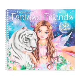 Bild på TOPModel Fantasy Friend Designbok med klistermärken 