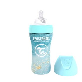 Bild på Twistshake Anti-Colic Stål 330ml (Marble Blue)