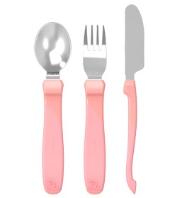 Bild på Twistshake Bestick Rostfritt (Pastell Peach)