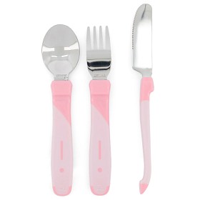 Bild på Twistshake Bestick Rostfritt (Rosa)