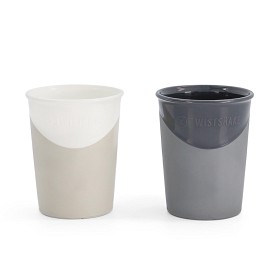 Bild på Twistshake Mugg 2-pack 170ml (Svart/vit)