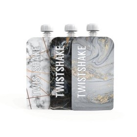 Bild på Twistshake Squeeze Bag Marble (220ml 3-pack)
