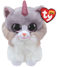 Bild på TY Beanie Boos Katt med horn 23 cm (Asher)