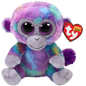 Bild på Ty - Beanie Boos - Zuri multiclored monkey 15 cm