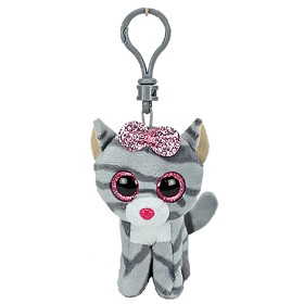 Bild på Ty Clips Boos Kiki Cat grey