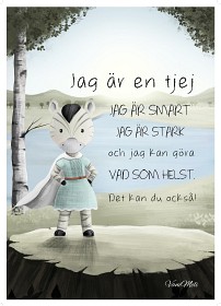 Bild på VaniMeli Poster AstoLuina Superhjälte