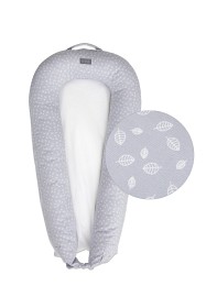 Bild på Vinter & Bloom Babynest Nordic Leaf (Blå)