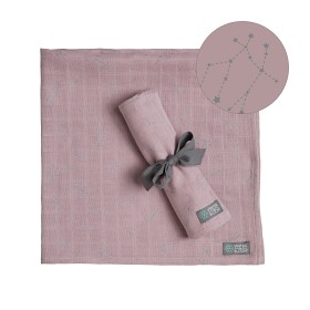 Bild på Vinter & Bloom Northern Lights Filt Muslin (Stella Pink)