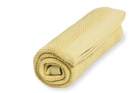 Bild på Vinter & Bloom Soft Grid Eko Gallerfilt (Spring Yellow)