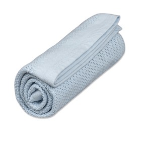 Bild på Vinter & Bloom Soft Grid Eko Gallerfilt (True Blue)