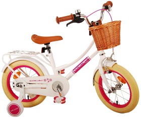 Bild på Volare Excellent Barncykel 14" Fotbroms och cykelkorg (Vit)